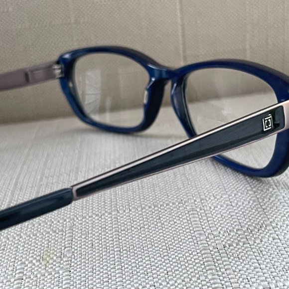 Liz Claiborne Women Eyeglasses Blue Tortoise Glasses L600 OED7 135 52[]16 Frame - Picture 8 of 11